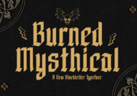 Burned Mysthical Font - Featured Image