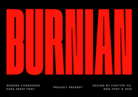 Burnian Font - Featured Image
