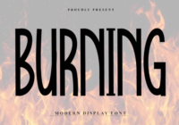 Burning Font - Featured Image