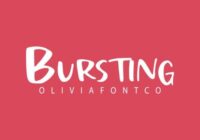 Bursting Font - Featured Image
