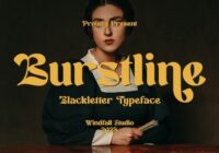Burstline Font - Featured Image