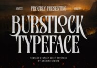 Burstlock Font - Featured Image
