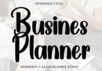 Busines Planner Font - Featured Image