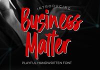 Business Matter Font - Featured Image