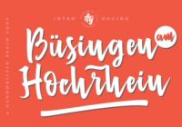 Busingen Am Hochrhein Font - Featured Image