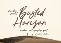 Busted Horizon Font - Featured Image
