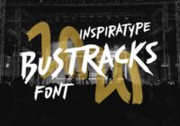 Bustracks Font - Featured Image