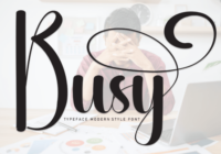 Busy Font - Featured Image