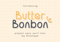 Butter Bonbon Font - Featured Image