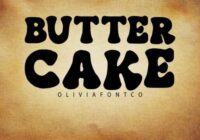 Butter Cake Font - Featured Image
