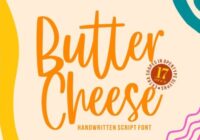Butter Cheese Font - Featured Image
