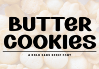 Butter Cookies Font - Featured Image