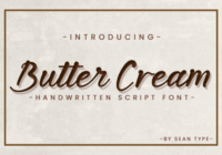 Butter Cream Font - Featured Image