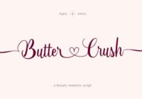 Butter Crush Font - Featured Image