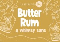 Butter Rum Font - Featured Image