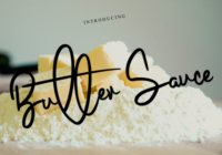 Butter Sauce Font - Featured Image