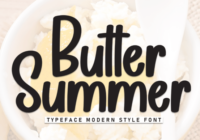 Butter Summer Font - Featured Image