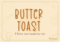 Butter Toast Font - Featured Image