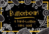 Butterbean Font - Featured Image