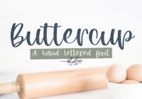 Buttercup Font - Featured Image