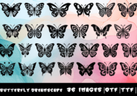 Butterfly Dreamscape Font - Featured Image