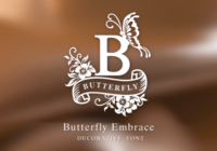 Butterfly Embrace Font - Featured Image