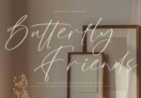 Butterfly Friends Font - Featured Image