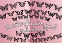 Butterfly Joyful Font - Featured Image
