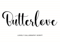 Butterlove Font - Featured Image