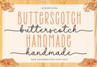 Butterscotch Handmade Duo Font - Featured Image