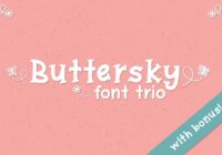 Buttersky Font - Featured Image