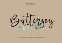 Buttersoy Font - Featured Image
