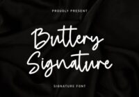 Buttery Signature Font - Featured Image