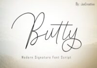 Butty Font - Featured Image