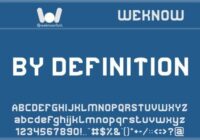 By Definition Font - Featured Image