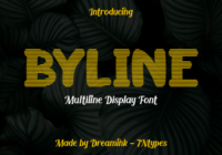 Byline Font - Featured Image