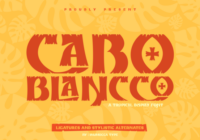Cabo Blancco Font - Featured Image
