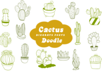 Cactus Doodle Font - Featured Image