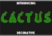Cactus Font - Featured Image