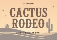 Cactus Rodeo Font - Featured Image
