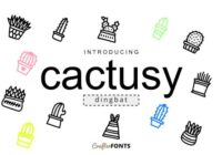 Cactusy Doodle Font - Featured Image