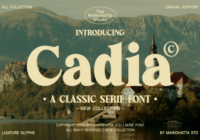 Cadia Font - Featured Image