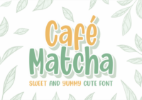 Cafe Matcha Font - Featured Image
