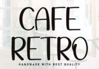 Cafe Retro Font - Featured Image