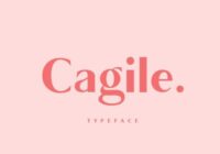 Cagile Font - Featured Image
