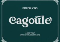 Cagoule Font - Featured Image