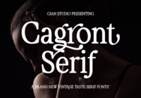 Cagront Serif Font - Featured Image