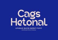 Cags Hetonal Font - Featured Image