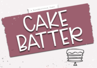 Cake Batter Font - Featured Image