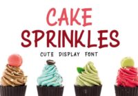 Cake Sprinkles Font - Featured Image